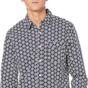 Levi's Button Up Shirt Men’s XL Floral Print Cotton Long Sleeve Standard NWT NEW
